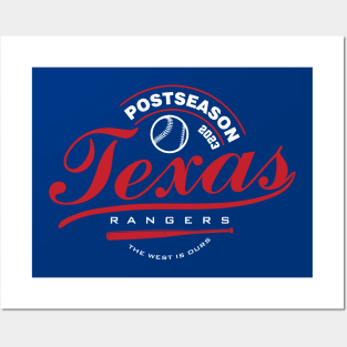 Rangers Postseason 2023 Posters and Art